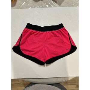 Champion DuoDry Women’s Athletic Shorts Medium Pink Black Running Workout